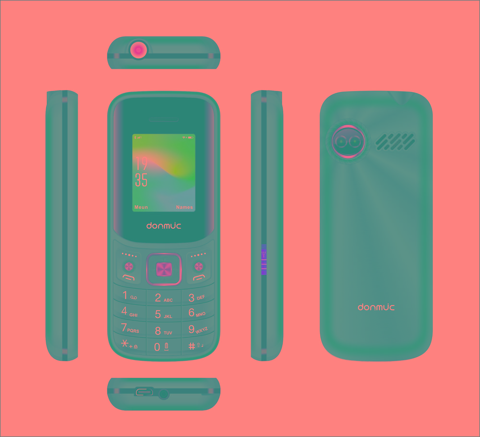 D03Phone purple