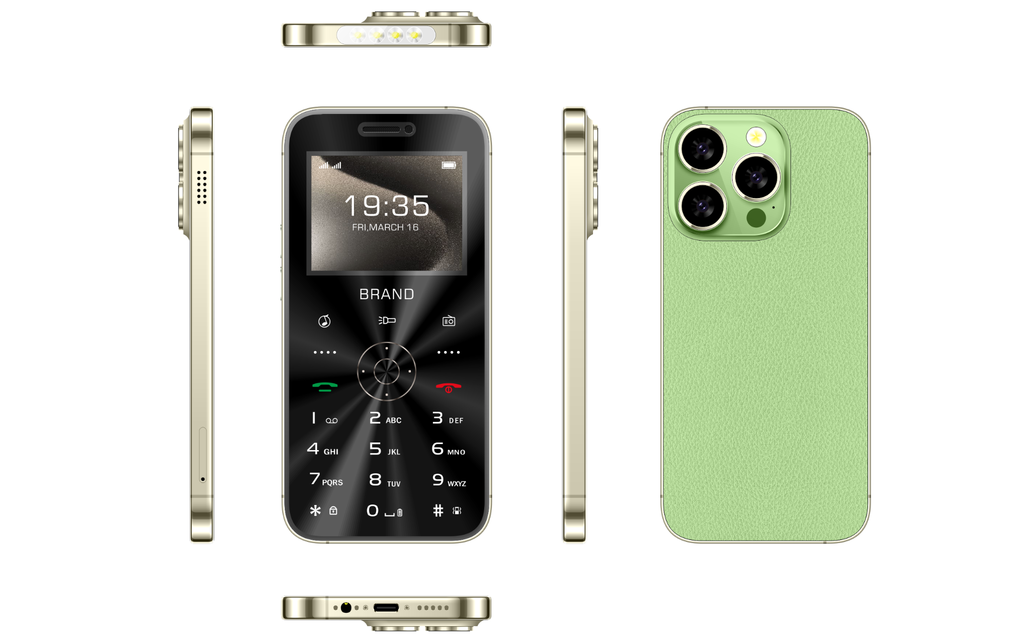 D16Phone green